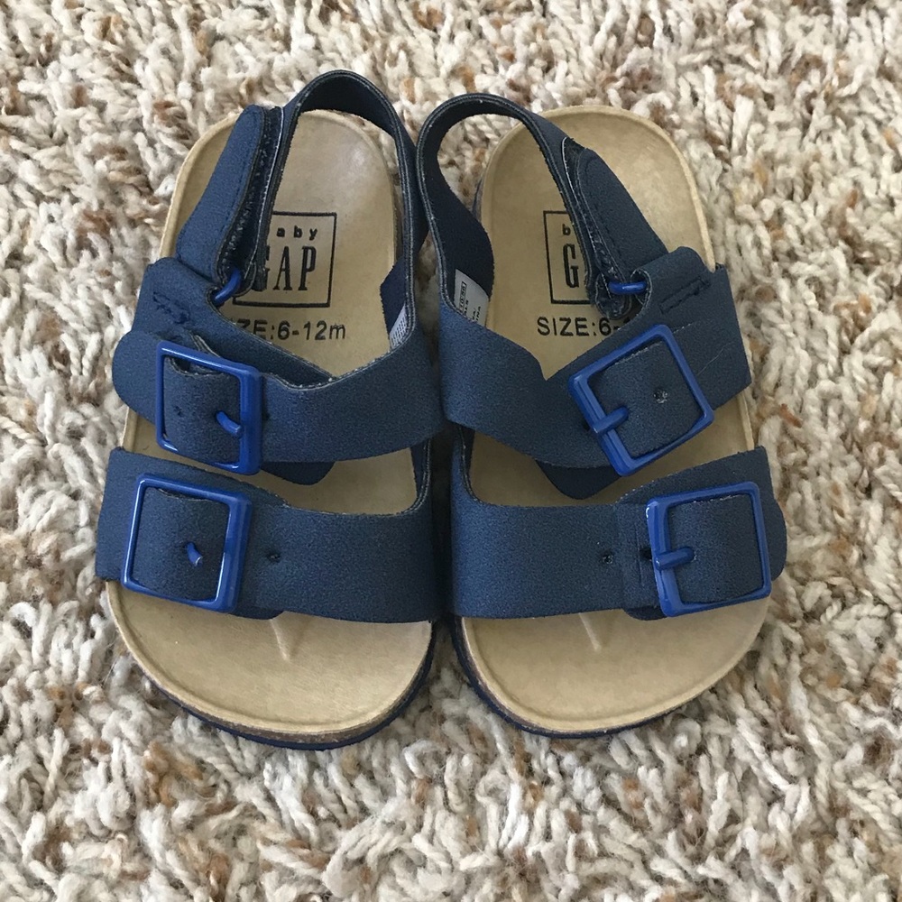 Baby Boy Double Buckle Sandals